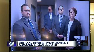 Westland police sergeant, two EMTs charged in death of jail inmate
