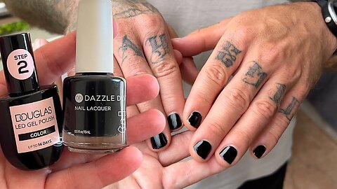 🖤 Dazzle Dry vs. Douglas LED nail polish [Battle of the Brands] 🖤