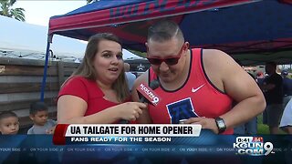 UA tailgate for the Home Opener
