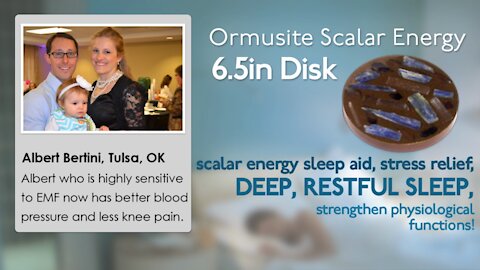 Fresh and Alive! Ormusite Scalar Energy Disk Testimonial by Albert Bertini