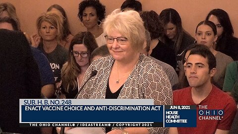 Dr. Sherri Tenpenny's Testimony Ohio Hearing: Vaccine Choice and Anti-Discrimination Act