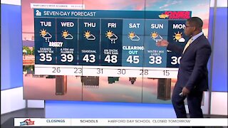 Forecast: More Wintry Mix, Snow Through Tuesday