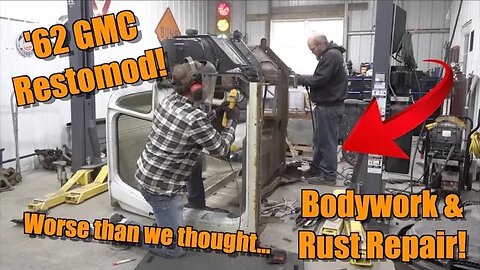 The '62 GMC's RUST Is Worse Than We Thought...Time To Get To Work! GMC C1000 Restomod Ep. 9