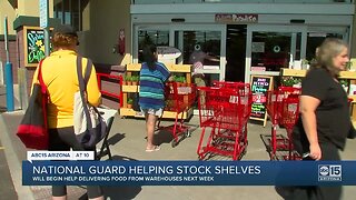 National Guard to help stock Arizona grocery stores