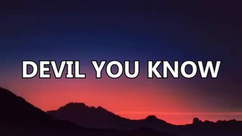 🎵 TYLER BRADEN - DEVIL YOU KNOW (LYRICS)
