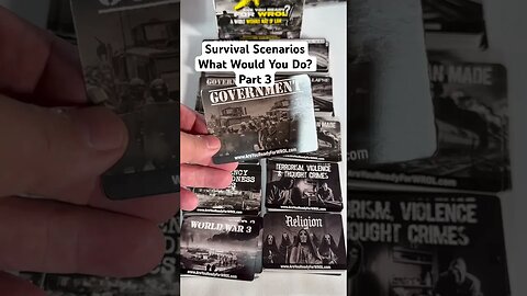 Survival Scenario Series Part 3 - What would you do? #whatwouldyoudo