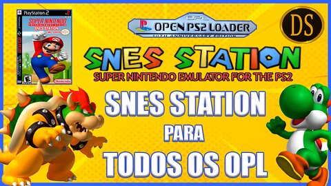 COMO RODAR SNES STATION EM QUALQUER OPL PS2 HOW TO RUN SNES STAION ON ANY OPL PS2