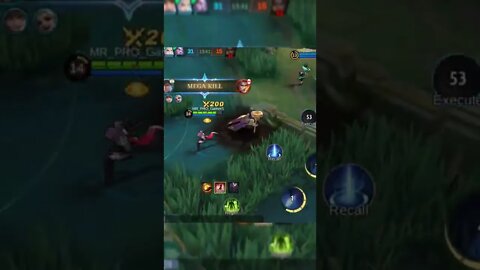 Gusion With Execute Spell #shorts #mlbb #gusionmobilelegends #gusion #gosugeneral #gusionhighlights