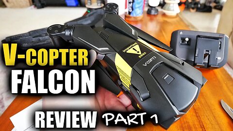 V-Copter Falcon (2 Armed Drone) Review - Part 1 In-Depth - Unboxing, Inspection, Setup, UPDATING! 🤔