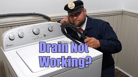 Whirlpool Washer Won't Drain - How to Drain the Washer, Diagnose and Fix