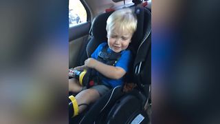 Tot Boy Freaks Out Over A Butterfly