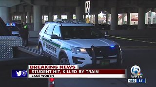 Amtrak train strikes, kills student in Lake Worth