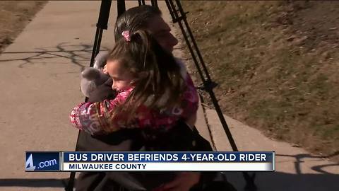 Milwaukee bus driver brightens 4-year-old rider's day