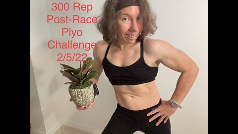 Muscle Woman sets 300 Rep Plyo Record for 4th time!!