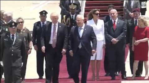 U.S. President Donald J. Trump Arriving in Israel