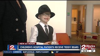 Teddy bears donated to children at Saint Francis Hospital