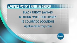 Appliance Factory- Black Friday Prices Available Now