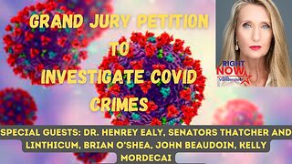 NOV 17, 2023 RIGHT NOW POWER TO WE THE PEOPLE – A GRAND JURY PETITION TO INVESTIGATE COVID CRIMES