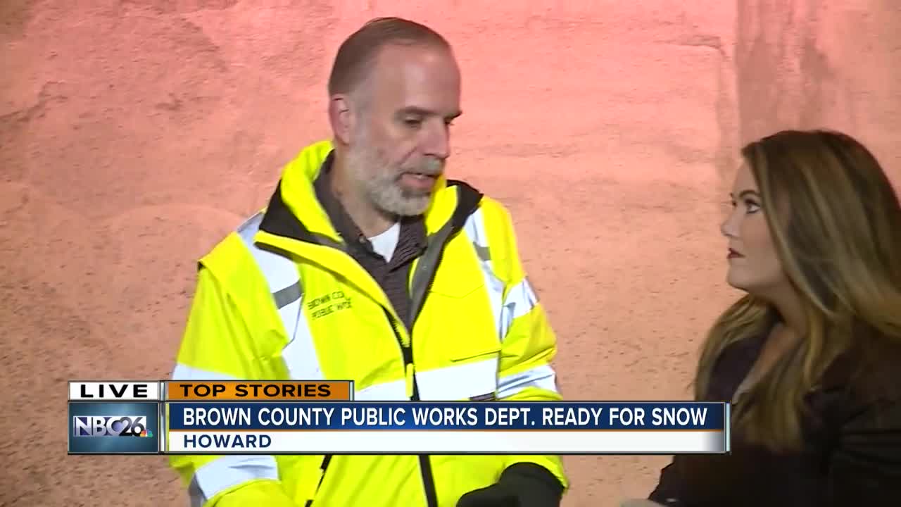 Brown County Public Works making a dent in the salt supply