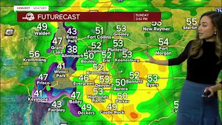 Sunday's soggy forecast