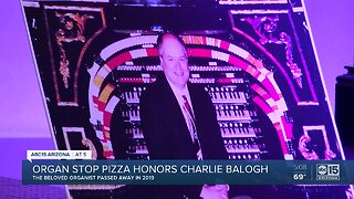 Organ Stop Pizza honors Charlie Balogh