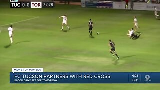 FC Tucson partners with the American Red Cross