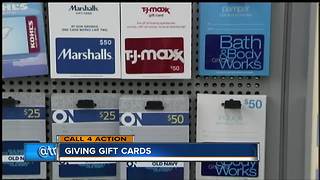 Call for action: giving gift cards