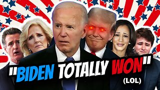 "Biden Totally Won" Lefties COPE HARD Over Trump Debate