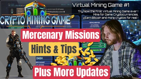 CryptoMiningGame RPG MMO , Merc Mission Hints & Tips , Earn Free Crypto