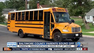 Baltimore County parents sound off about transportation issues