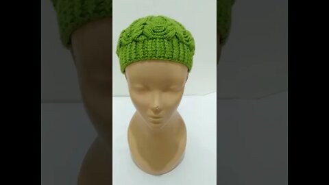 How To Crochet A Braided Hat #shorts