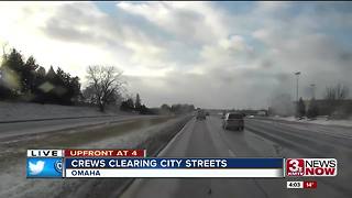 Crews clear Omaha streets