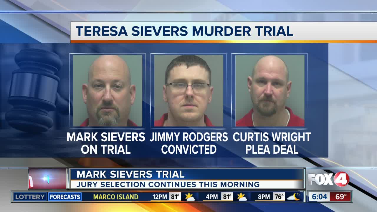 Jury selection continues for the third day Thursday in Mark Sievers trial