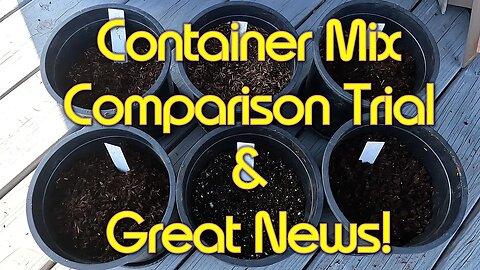 Container Mix Comparison Trial With Great News!