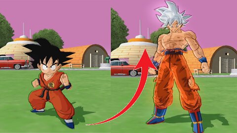 Goku - All Forms, Special Attacks and Costumes in DBZ Budokai Tenkaichi 4