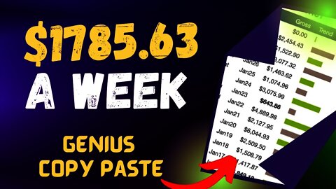 Genius Copy Paste Work to EARN $1785.63 In A Week | Affiliate Marketing | Free Traffic