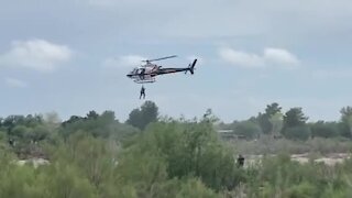 PCSD Search and Rescue respond to kayaker rescue in Rillito River