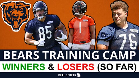 Chicago Bears Training Camp Winners & Losers From 1st Week Of Practices At Halas Hall