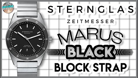 Best Bezel Action Ever? | Sternglas Zeitmesser Marus 200m Automatic Black Block Strap Unbox & Review