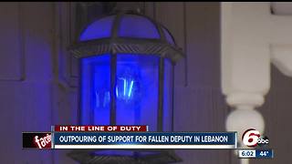 Blue line shines across Boone County in honor of fallen deputy Jacob Pickett
