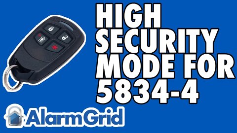 Putting a 5834-4 Into High Security Mode