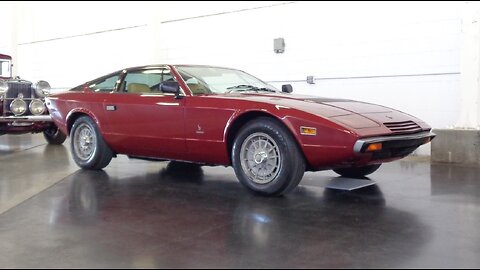 1977 Maserati Khamsin Coupe in Burgundy & V8 Engine Sound on My Car Story with Lou Costabile