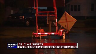 Heavy storms cause flooding trouble in St. Clair Shores