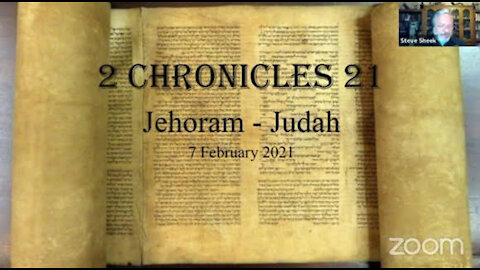 2 Chronicles 21. King Jehoram Fails Miserably