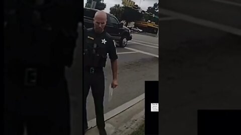 Sgt. K. Davis Badge 437 Alachua County Sheriff’s office got his little feelings hurt #1stamendment