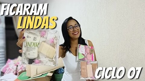 ABERTURA DE CAIXA NATURA CICLO 07 - OLHA ESSAS CRAFTS BRANCAS PARA KITS - OS CLIENTES ESTÃO ADORANDO