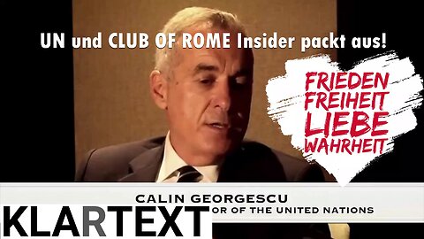 Club-Of-Rome Călin Georgescu: #LautSeinGegenUN #LautSeinGegenDavos #LautSeinGegenPädophilie