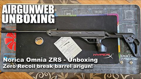 Norica Omnia ZRS .22 Zero Recoil Breakbarrel Airgun - Unboxing the New Norica Omnia ZRS
