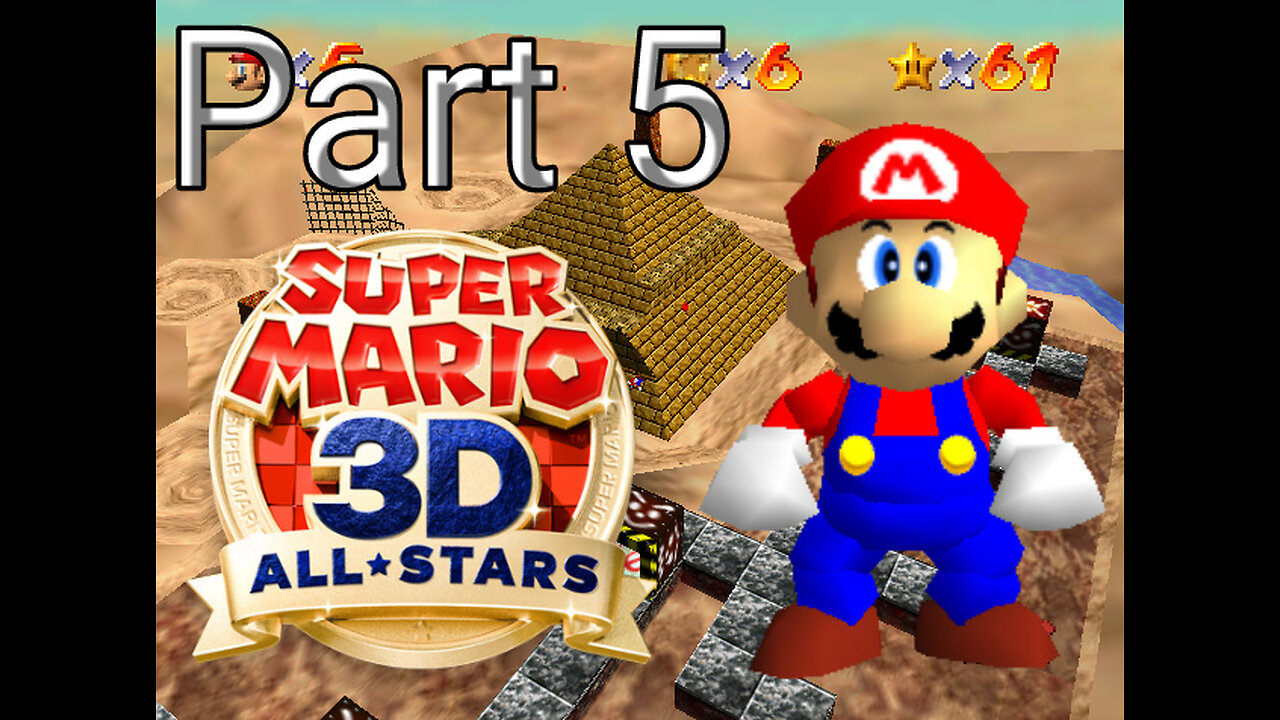 Super Mario 64 Walkthrough Part 5 Shifting Sand Land