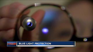 Blue light glasses designed to protect your eyes from damaging light